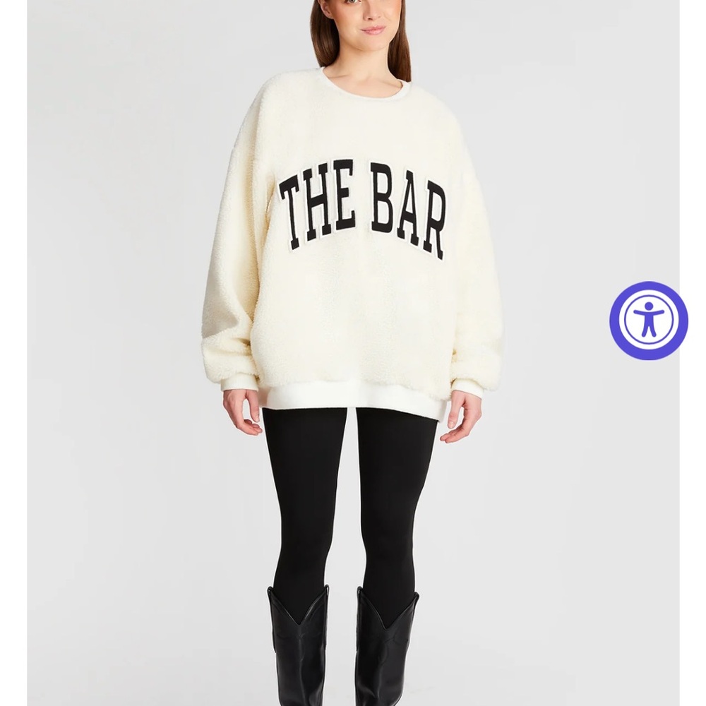 The Bar Shearling Sweater - Worn Once